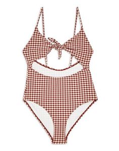 Слитный купальник Topshop