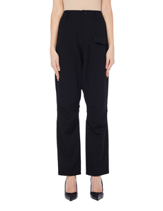 Черные брюки из шерсти Yohji Yamamoto