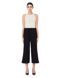 Хлопковая майка молочного цвета Drkshdw BY Rick Owens