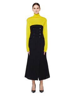 Черная юбка в полоску Ann Demeulemeester