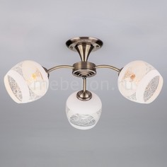 Люстра на штанге Cheryl 30118/3 античная бронза Eurosvet