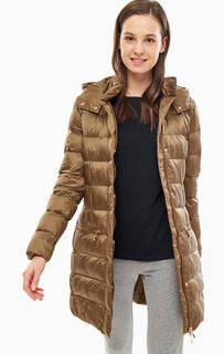 Демисезонная куртка цвета хаки с карманами EA7