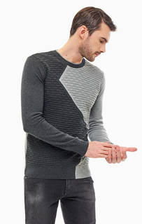 Серый джемпер из хлопка Armani Exchange