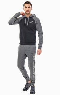 Двухцветный спортивный костюм из хлопка EA7