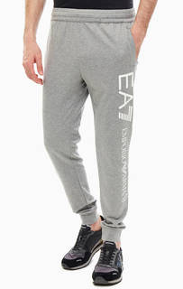 Спортивные хлопковые брюки джоггеры EA7