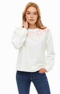 Хлопковый свитшот с принтом Pepe Jeans