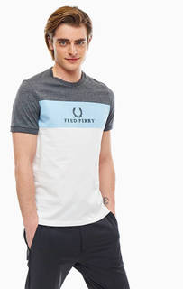 Хлопковая футболка с вышивкой Fred Perry