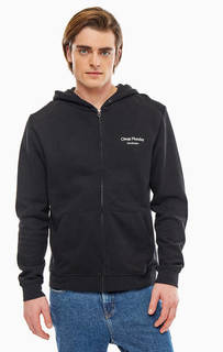 Хлопковая толстовка с карманами и капюшоном Cheap Monday