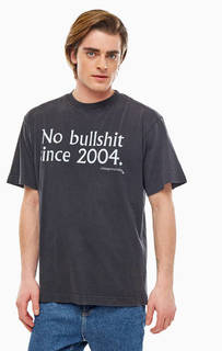 Хлопковая футболка с принтом Cheap Monday