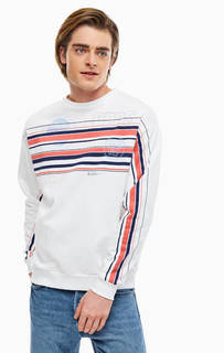 Хлопковый свитшот с принтом Pepe Jeans