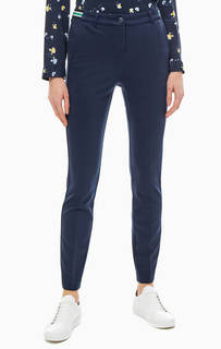 Синие брюки чиносы из вискозы Tom Tailor