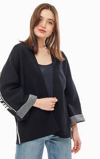 Кардиган из хлопка с отворотами на рукавах Armani Exchange