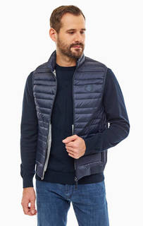Синий жилет с пуховым наполнителем Armani Exchange