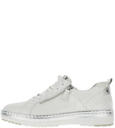 Кожаные полуботинки на танкетке Tamaris