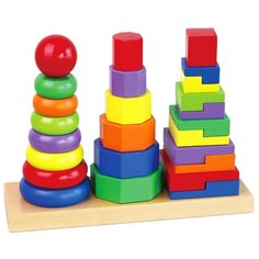 Пирамидка Viga Геометрическая