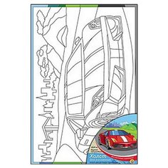 Рыжий кот Картина по контурам