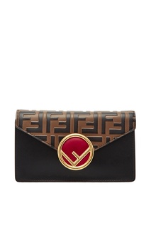 Поясная сумка с мотивом FF и логотипом F is Fendi