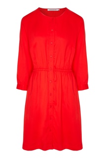Красное платье-рубашка Calvin Klein