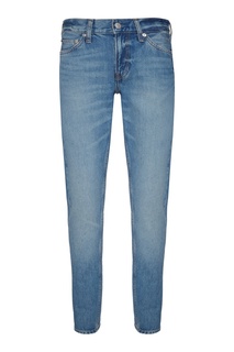 Голубые зауженные джинсы Calvin Klein