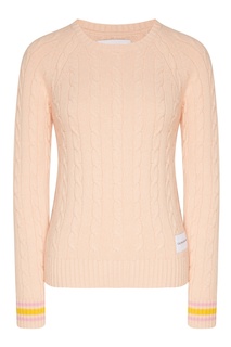 Розовый джемпер с фактурным узором Calvin Klein