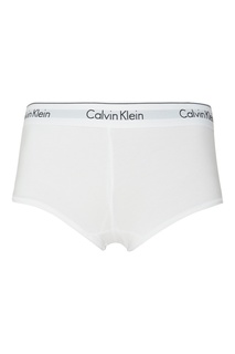Белые трусы-шортики Calvin Klein