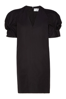 Черная блузка с V-вырезом Victoria Beckham
