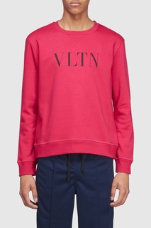 Розовый свитшот с логотипом Valentino