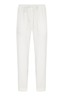 Белые брюки с эластичным поясом P.A.R.O.S.H.