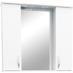 Зеркало-шкаф Меркана Астра 80 с подсветкой, белый (8348)