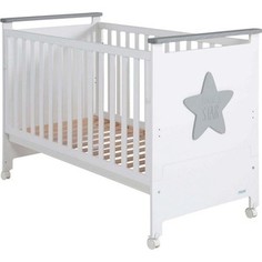 Кроватка Micuna Baby Star Микуна Бэби Стар 120х60 white/grey