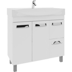 Тумба с раковиной VIGO Plaza №2-850 белая (4640027140684)