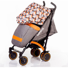 Коляска прогулочная BabyHit Rainbow Orange Diamond17