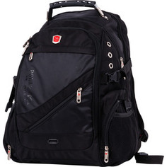 Рюкзак Polar 983017 черный рюкзак ноутбук с отдел. д/наушников