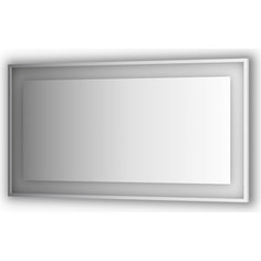 Зеркало в багетной раме поворотное Evoform Ledside со светильником 33,5 W 140x75 см (BY 2209)