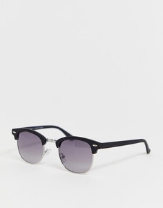 Черные квадратные солнцезащитные очки River Island - Черный