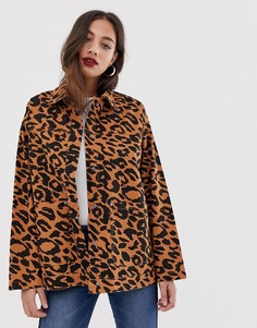 Куртка со звериным принтом ASOS DESIGN - Мульти