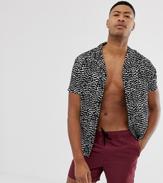 Бордовые короткие шорты для плавания ASOS DESIGN Tall - Красный