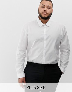 Белая рубашка River Island Big and Tall - Красный