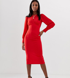 Платье-футляр миди ASOS DESIGN Tall - Красный