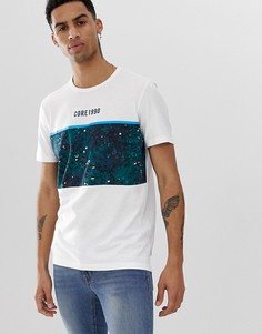Футболка с принтом и логотипом Jack & Jones Core - Белый