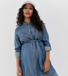 Джинсовая туника для беременных Mamalicious - Синий Mama.Licious