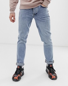 Синие узкие джинсы в винтажном стиле River Island - Синий