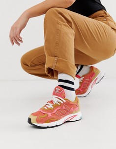 Беговые кроссовки янтарного цвета adidas Originals Temper - Оранжевый
