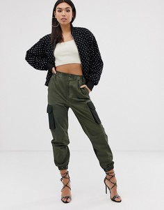 Брюки в стиле милитари ASOS DESIGN - Зеленый