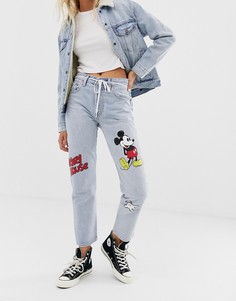 Укороченные джинсы с Микки Маусом Levis X Mickey Mouse 501 - Синий Levis®