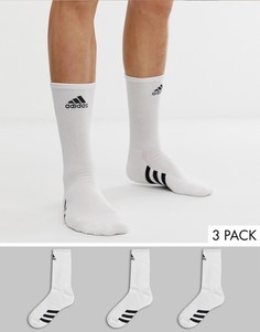 3 пары белых носков Adidas Golf - Белый