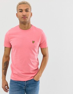 Однотонная футболка Lyle & Scott - Розовый