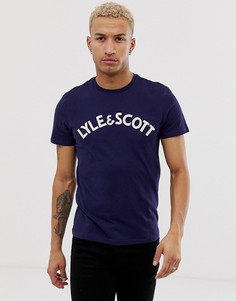 Футболка с логотипом Lyle & Scott - Темно-синий