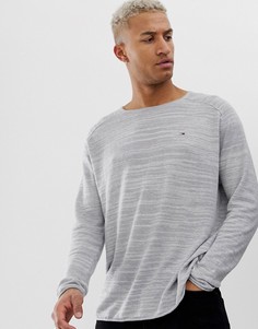 Джемпер с добавлением хлопка и круглым вырезом Tommy Jeans - Серый