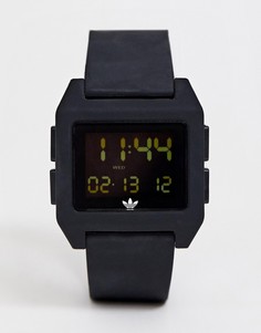 Черные электронные часы с силиконовым ремешком adidas - SP1 Archive - Черный